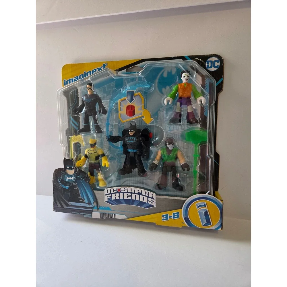 Imaginext DC Super Friends Bat-Tech Multi-Pack Batman Joker Bane Figures GXD67